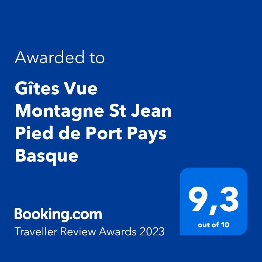 Gites Vue Montagne St Jean Pied De Port Pays Basque Saint-Jean-Pied-de-Port Exteriör bild